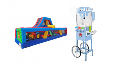 Obstacle course and snow cone machine- PLEASE CONTACT US FOR